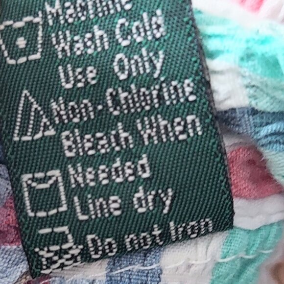 Lemon Grass Studio Womens Size Large Sleeveless Plaid Button Down Top - Picture 11 of 11